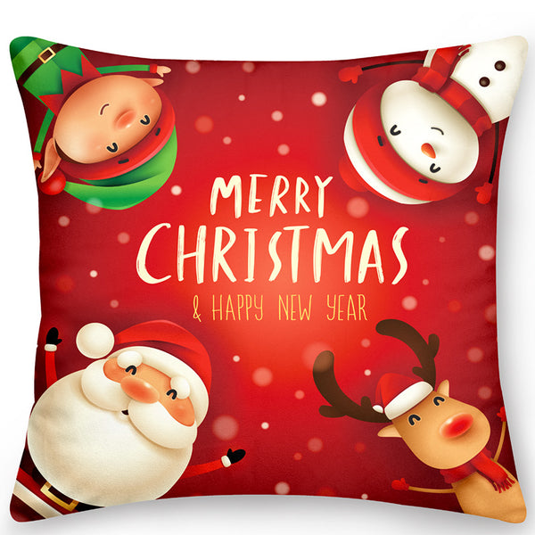 Christmas Sofa Decoration Pillowcase