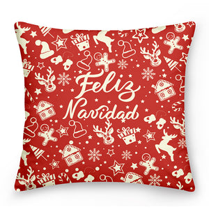 Christmas Cartoon Pattern Pillowcase