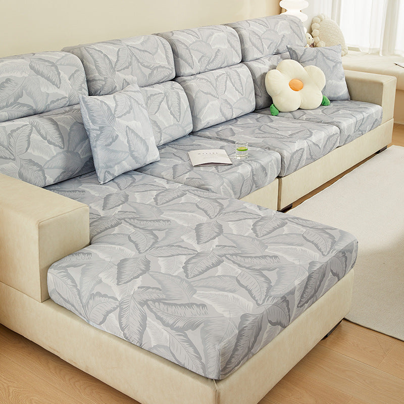 Printed Ice Silk Sofa Cover (Design 10)