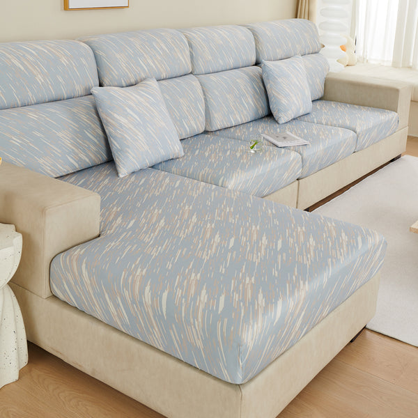 Printed Ice Silk Sofa Cover (Design 11)