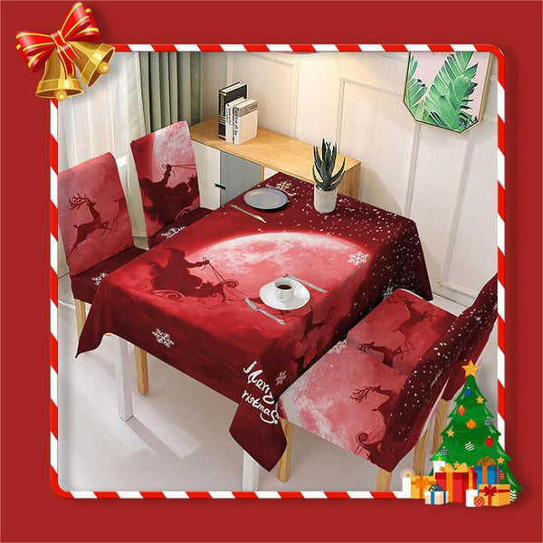 Christmas Tablecloth & Chair Cover Set