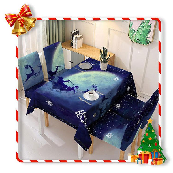 Christmas Tablecloth & Chair Cover Set