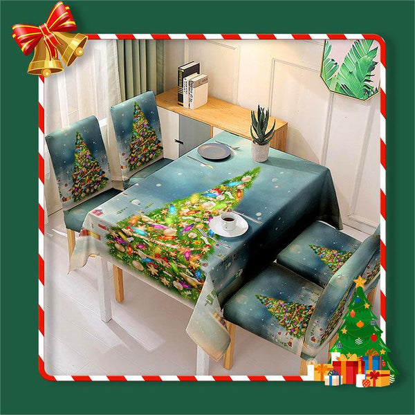 Christmas Tablecloth & Chair Cover Set