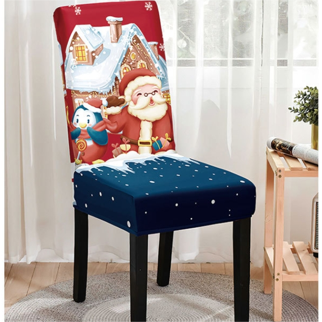 Christmas Printed Chair Cover (Design 2)