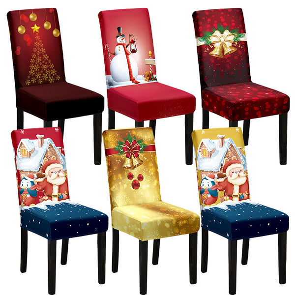 Christmas Printed Chair Cover (Design 2)