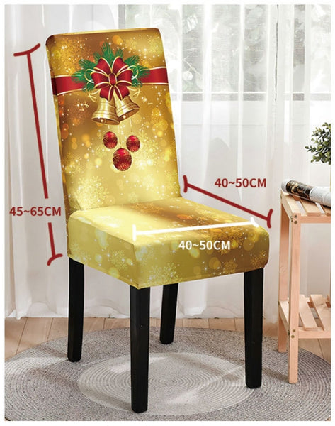 Christmas Printed Chair Cover (Design 2)