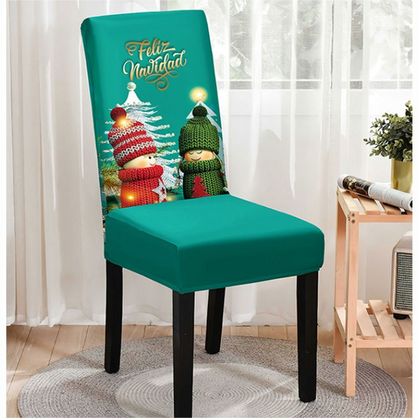 Christmas Printed Chair Cover (Design 6)