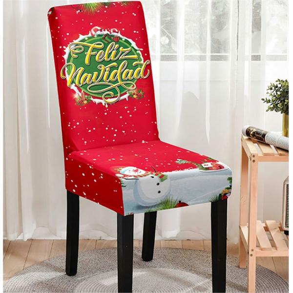 Christmas Printed Chair Cover (Design 5)