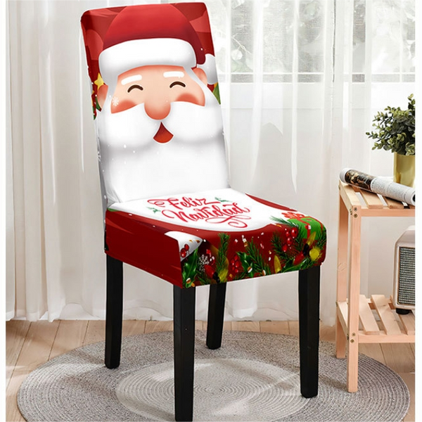 Christmas Printed Chair Cover (Design 5)