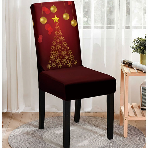 Christmas Printed Chair Cover (Design 2)