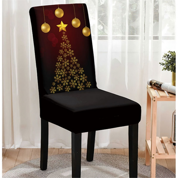 Christmas Printed Chair Cover (Design 2)