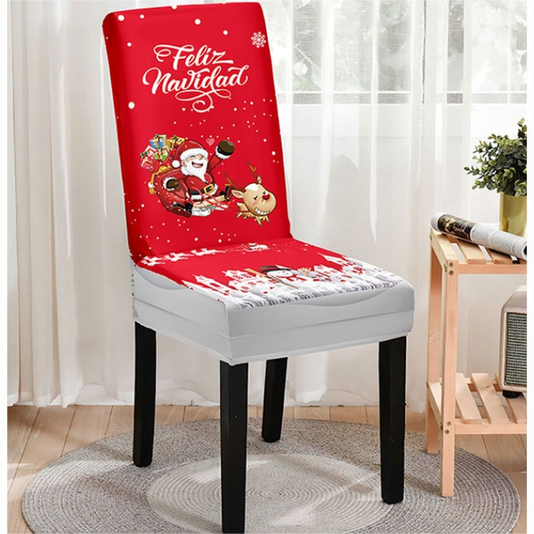 Christmas Printed Chair Cover (Design 5)