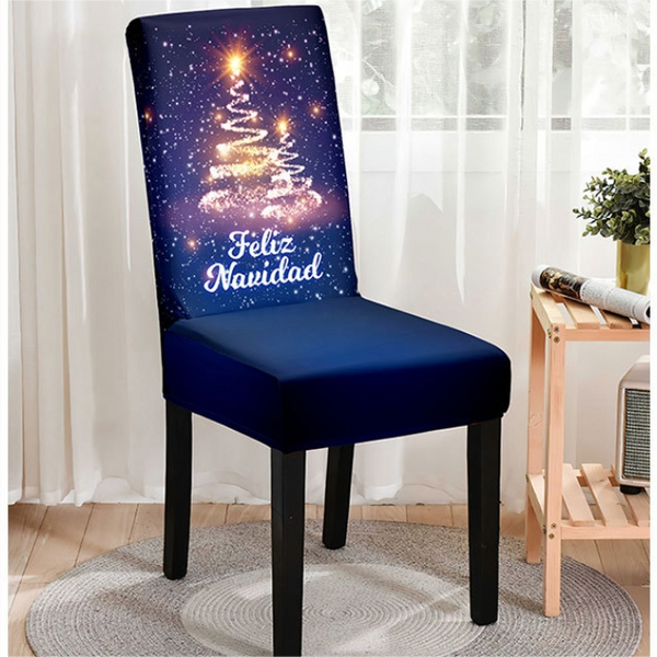 Christmas Printed Chair Cover (Design 6)