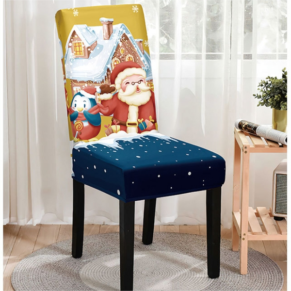 Christmas Printed Chair Cover (Design 2)