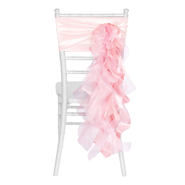 Curly Willow Chair Sash - Pink