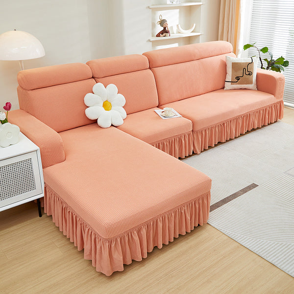 Polar Fleece Sofa Cover With Skirt