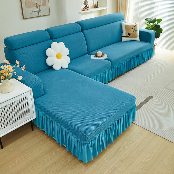 Polar Fleece Sofa Cover With Skirt