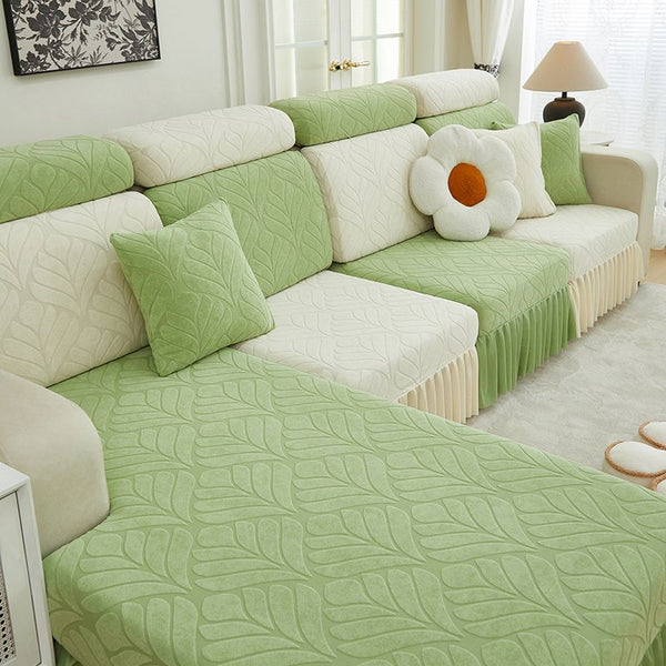 Seven Leaf Clover Pattern Sofa Cover