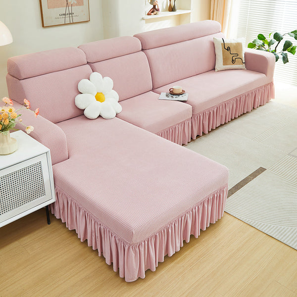 Polar Fleece Sofa Cover With Skirt