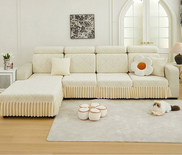 Seven Leaf Clover Pattern Sofa Cover