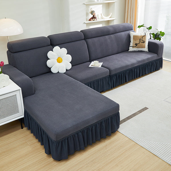 Polar Fleece Sofa Cover With Skirt