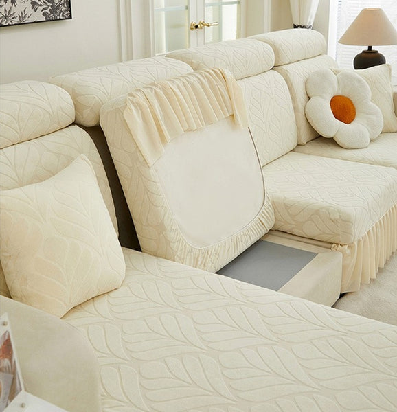 Seven Leaf Clover Pattern Sofa Cover