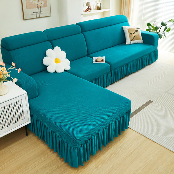 Polar Fleece Sofa Cover With Skirt