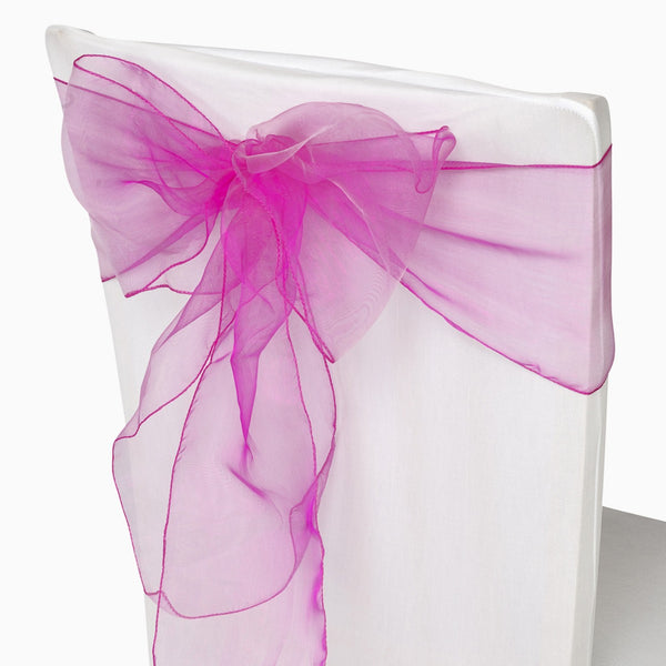 7" x 108" Organza Chair Sash