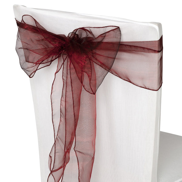 7" x 108" Organza Chair Sash