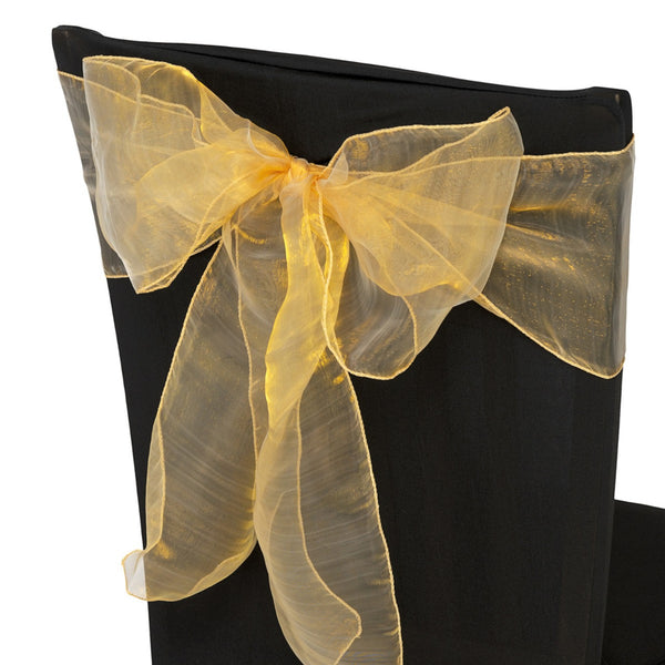 7" x 108" Organza Chair Sash