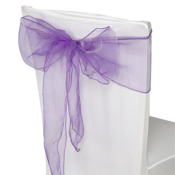 7" x 108" Organza Chair Sash