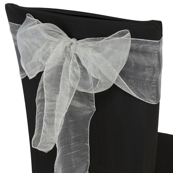 7" x 108" Organza Chair Sash