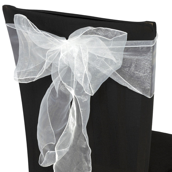 7" x 108" Organza Chair Sash