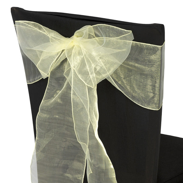 7" x 108" Organza Chair Sash