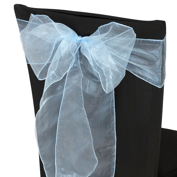 7" x 108" Organza Chair Sash