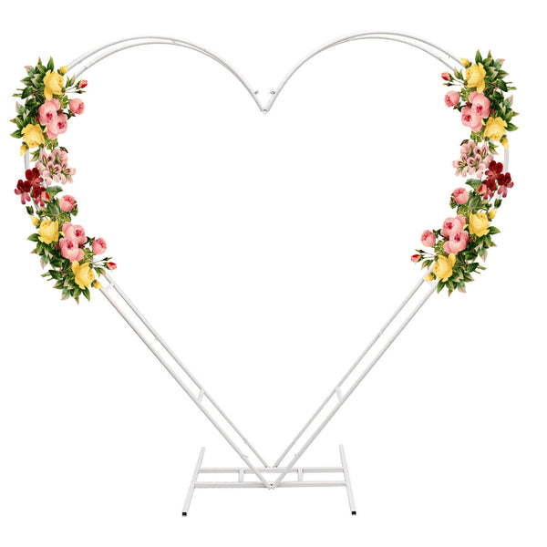 Dual Heart Balloon Arch Stand