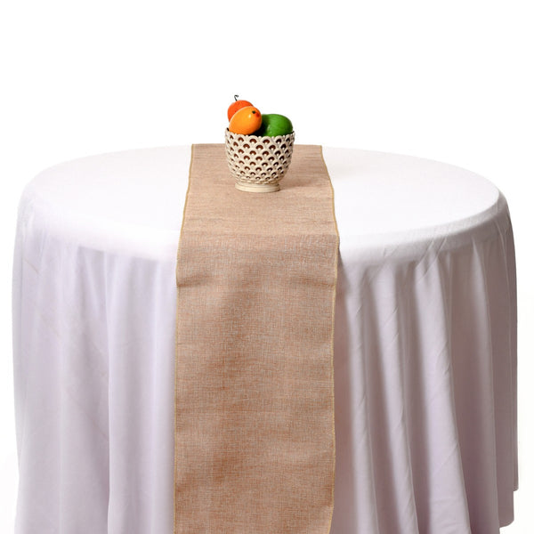 Plain Rustic Hessian Table Runner