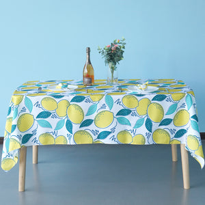 Multi Color Rectangle Waterproof Polyester Tablecloth