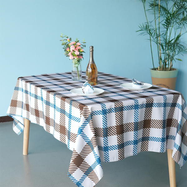 Multi Color Rectangle Waterproof Polyester Tablecloth