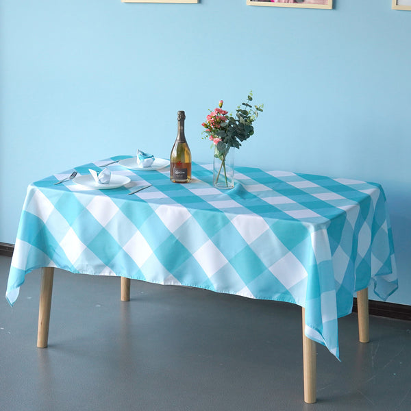 Multi Color Rectangle Waterproof Polyester Tablecloth