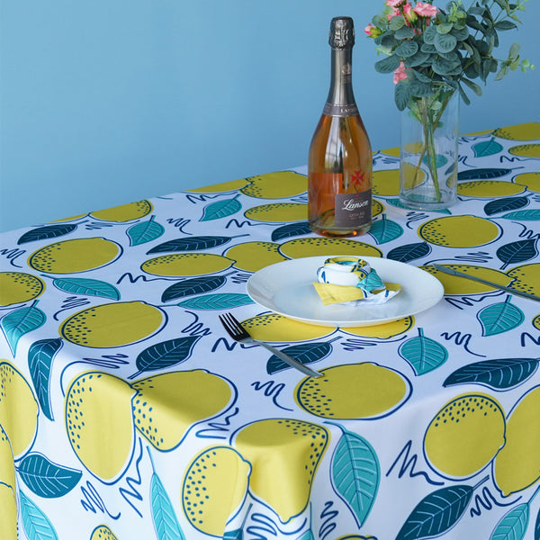 Multi Color Rectangle Waterproof Polyester Tablecloth