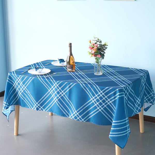 Multi Color Rectangle Waterproof Polyester Tablecloth