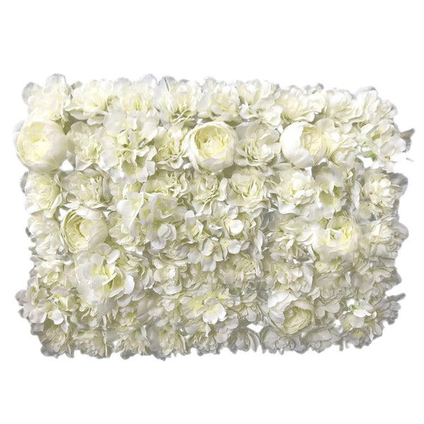 Hydrangea Artificial Flower Wall Panel 60cm x 40cm