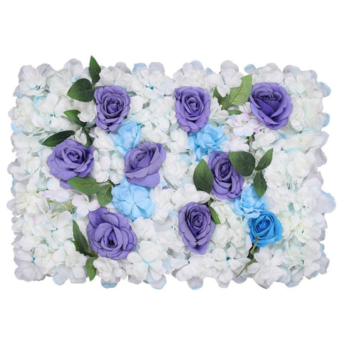 Multi Color Hydrangea Artificial Flower Wall Panel 60cm x 40cm