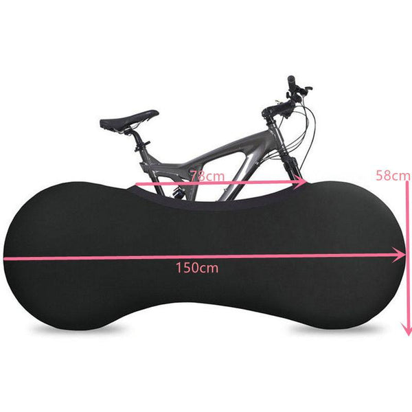 3D Boat under the Moon Print Indoor Bicycle Cover Washable Fabric for Dirt Scratch Proof Garage Indoor Bike Storage - kuogo