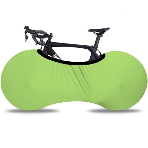 Light Green Elastic Bike Cover Anti-dust Bike Indoor Storage Bag Scratch-Proof Washable Bicycle Wheel Cover - kuogo