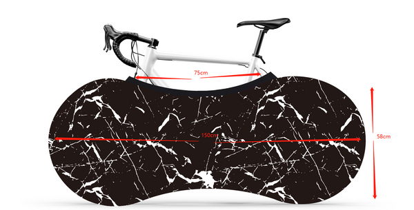 KUOGO Indoor Bike Cover Elastic Bike Travel Protection Cover, Suitable for Tires 22-28 Inches - kuogo