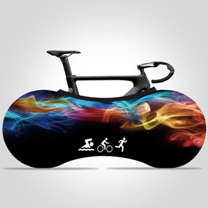 KUOGO Indoor Bicycle Cover Elastic Milk Silk Colorful Road Bike Cover Washable Bicycle Accessories - kuogo