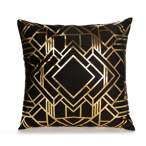 Gold Pillowslip Black And White Golden Painted Pillowcase Decorative Christmas Cushion Cover For Sofa Case Nap Pillowcases