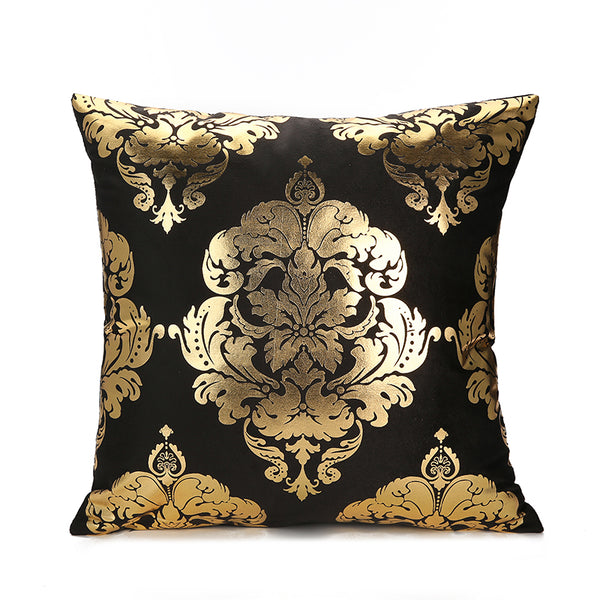 Gold Pillowslip Black And White Golden Painted Pillowcase Decorative Christmas Cushion Cover For Sofa Case Nap Pillowcases